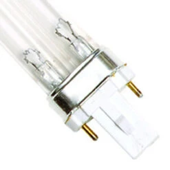 9-Watt Replacement UV Bulb, G23 2-Pin Base, Single Clip, 6.5-Inch Long