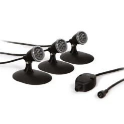 Atlantic Warm White LED Pond Lights, 3-Pack